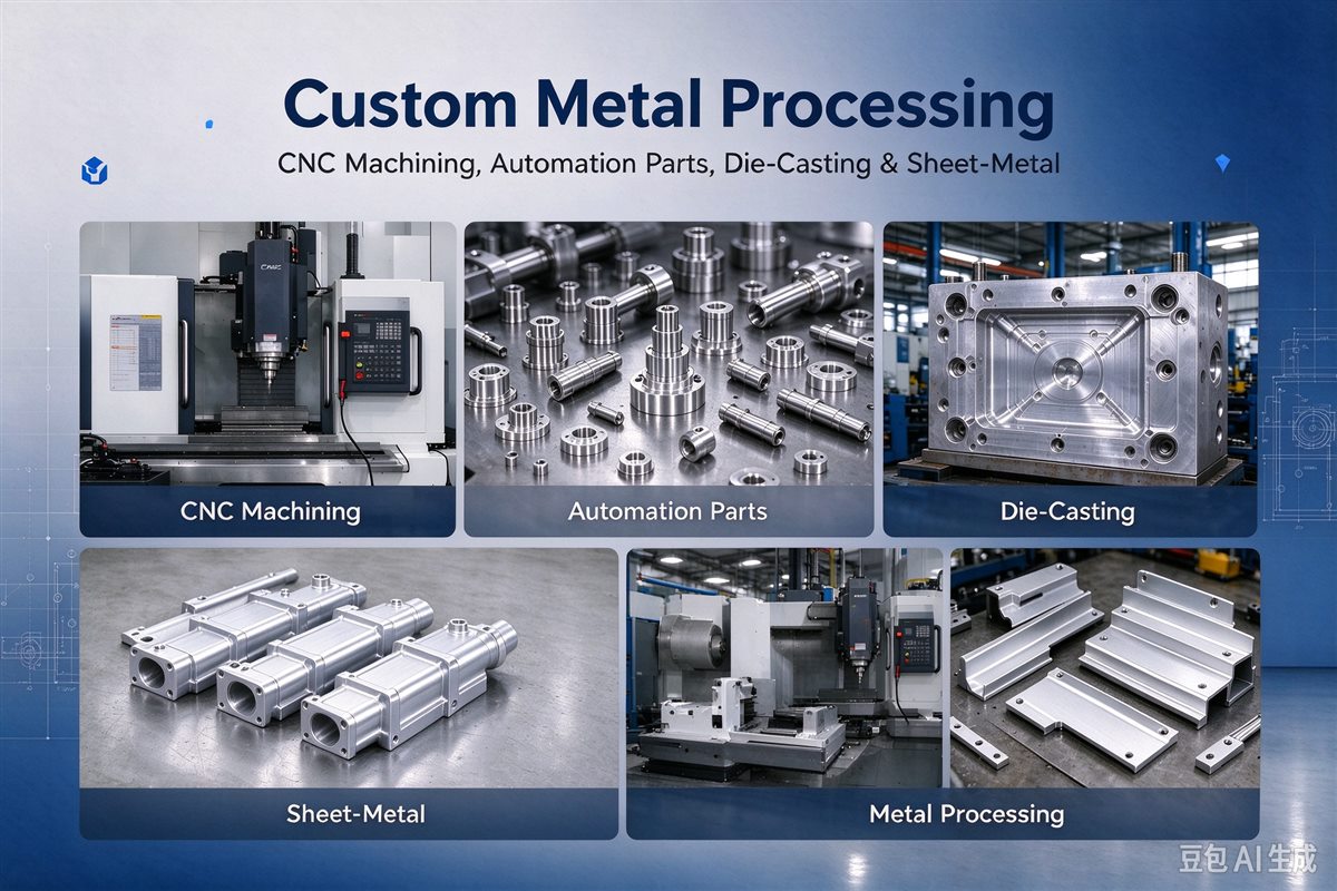 Custom Metal Processing | CNC Machining, Automation Parts, Die-Casting & Sheet-Metal