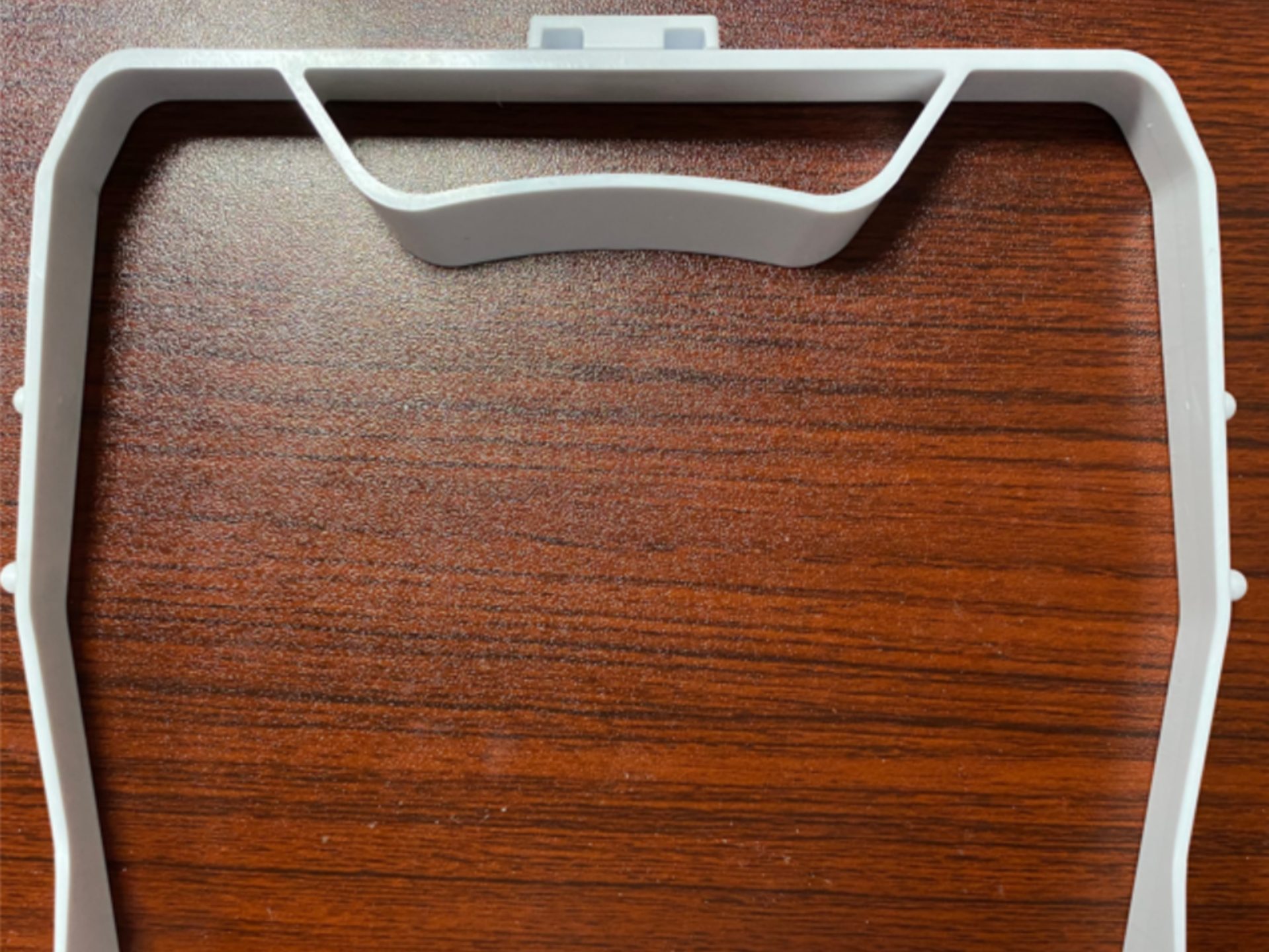 White PC plastic shaft for medical protective head covering